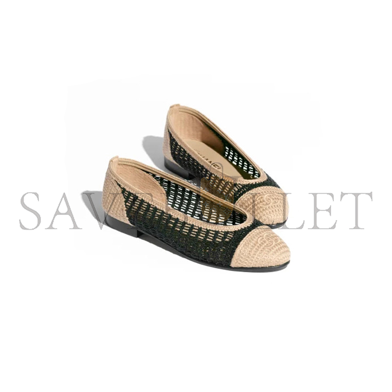 Ch**el raffia ballet flat g46352